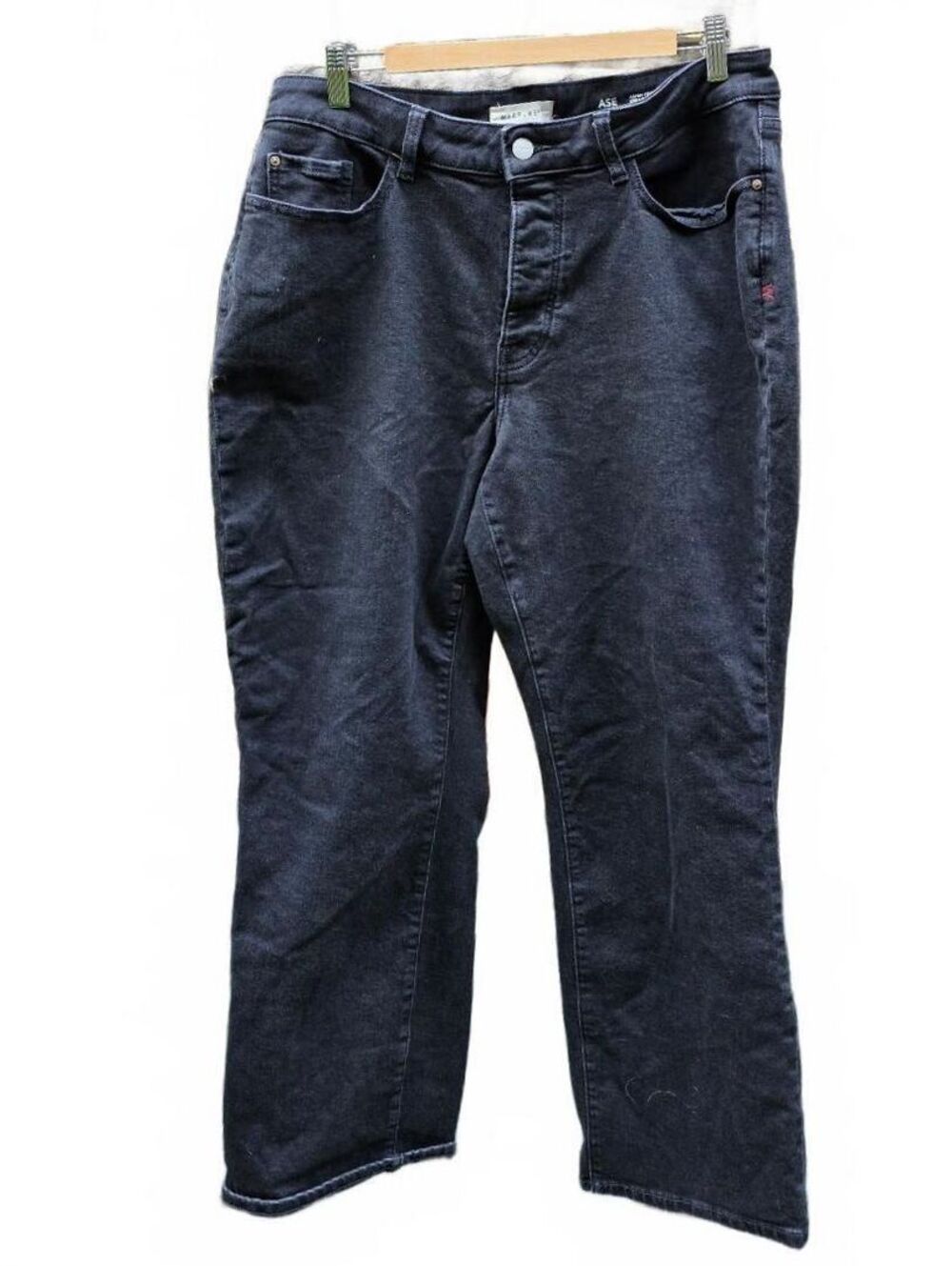 Warp + Weft ASE Aspen Pitkin Straight Leg Jeans Ventura Black Plus Size 16W